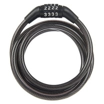 Brinks Covered 5/16 x 5 feet Flexible Steel Combination Cable Lock