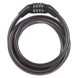 Brinks, Covered Steel Cable Lock, 5/16 x 5 feet, Keyless Combination ...