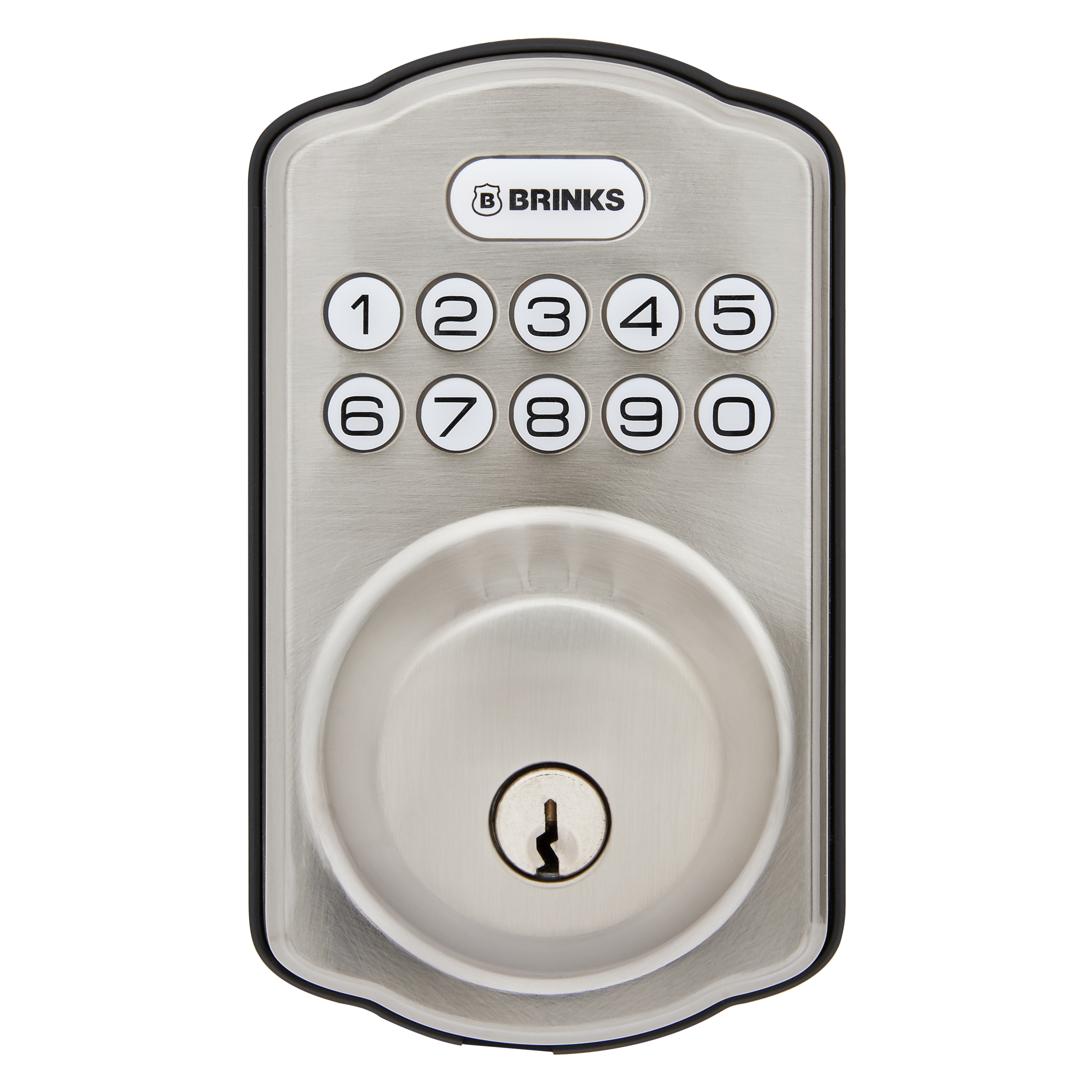 Brinks Digital Deadbolt in Satin Nickel Finish - image 1 of 8