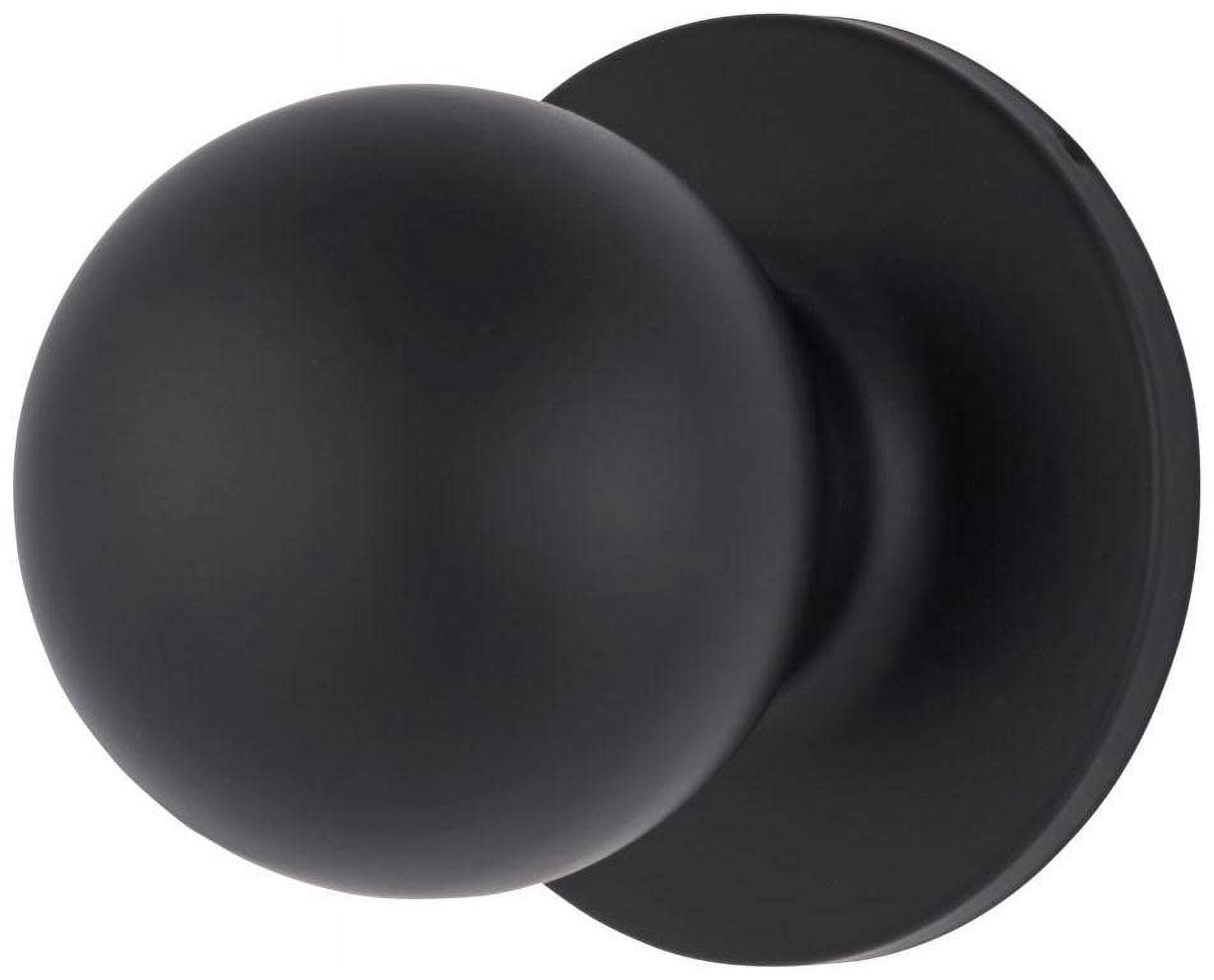 Brinks E2425122 Raleigh Passage Door Knob Set - Black