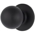 thumbnail image 1 of Brinks E2425122 Raleigh Passage Door Knob Set - Black, 1 of 7
