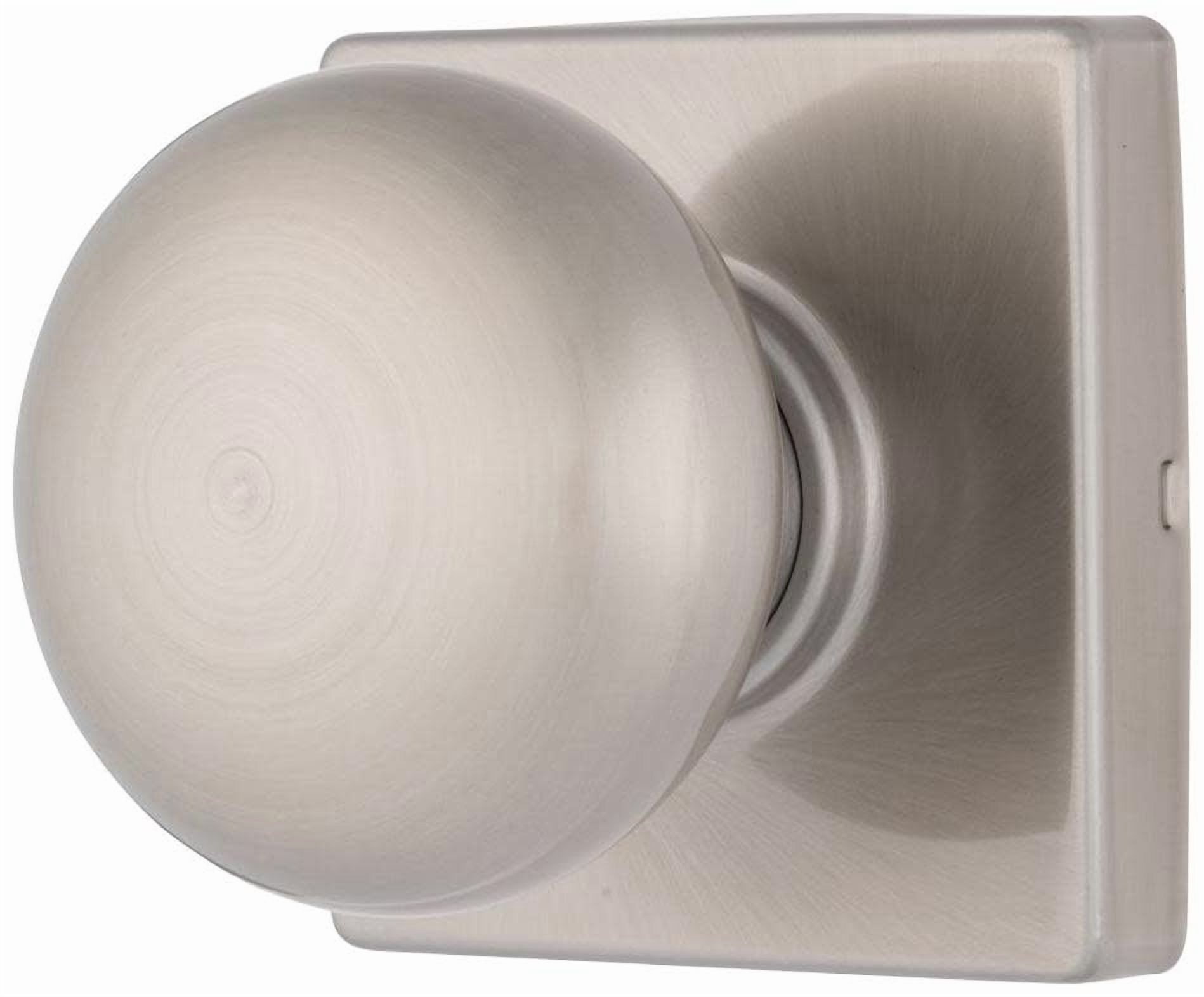 Brinks E2426119 Mendocino Passage Door Knob Set - Nickel
