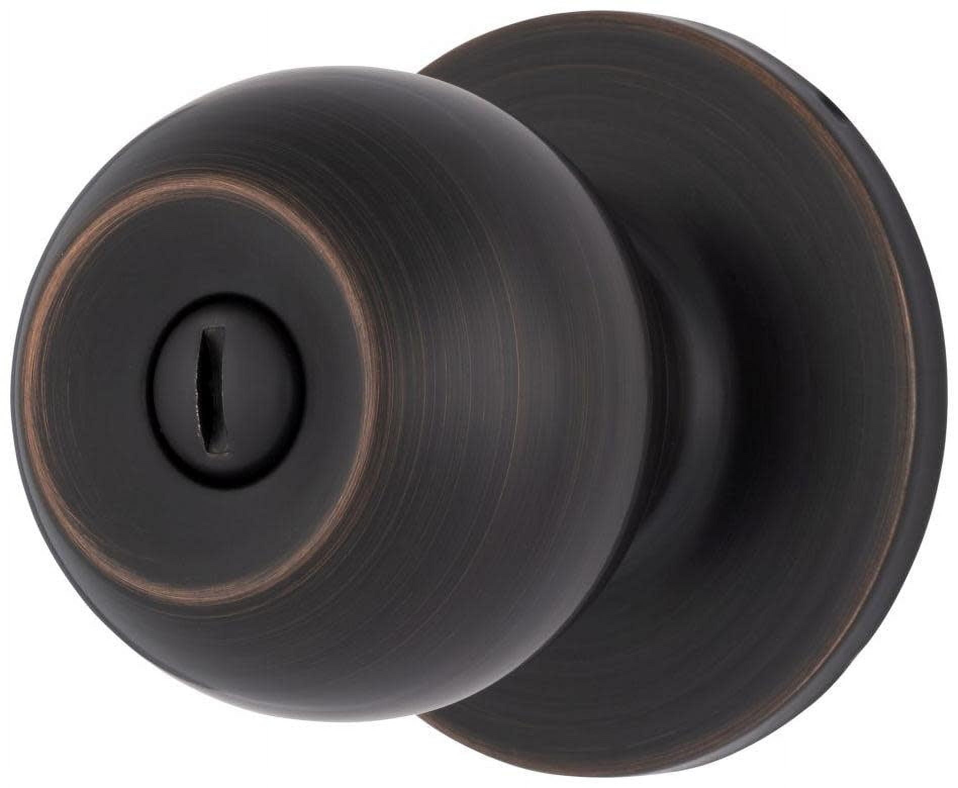Brinks E2435 Raleigh Privacy Door Knob Set - Bronze
