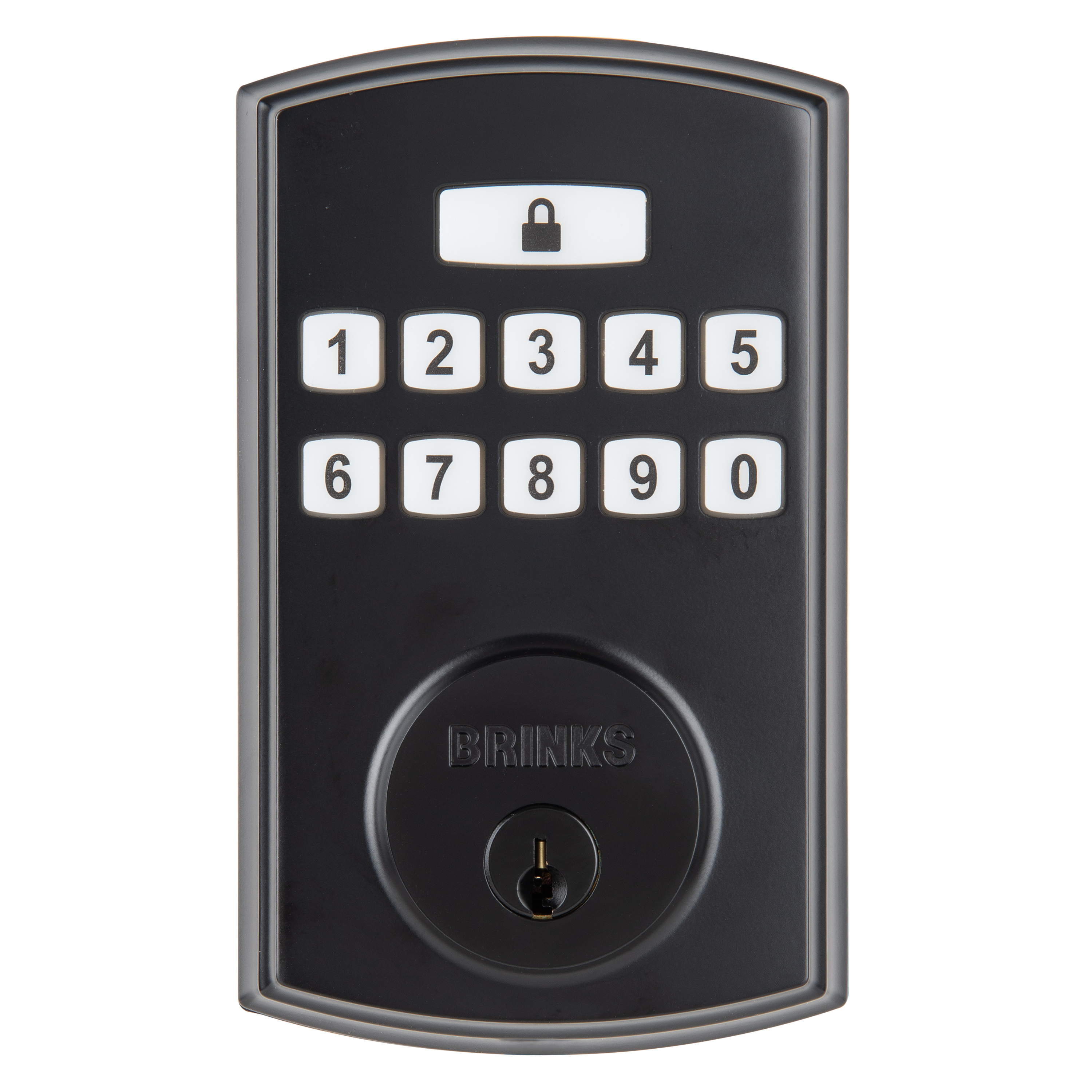 Brinks, Digital Deadbolt in Tuscan Bronze Finish
