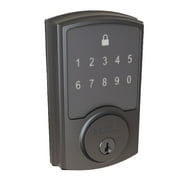 Brinks Electronic Touchpad Deadbolt with Pro-Guard, Transitional, Matte Black