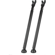 Brinks Heavy Duty Door Security Bar, Black Adjustable Brinks Door Jammer for Home, Apartment, Travel, and Dorm, 2 pack