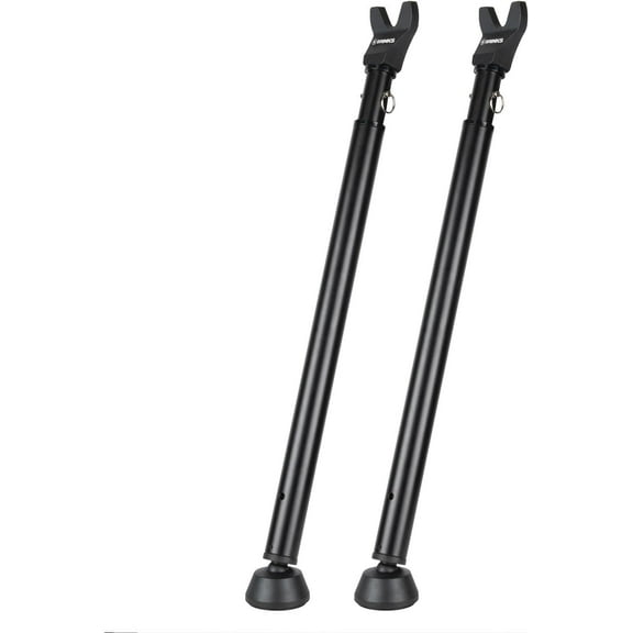 Brinks Heavy Duty Door Security Bar, Black Adjustable Brinks Door Jammer for Home, Apartment, Travel, and Dorm, 2 pack