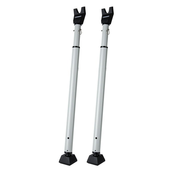 Brinks Heavy Duty Door Security Bar, Silver Adjustable Brinks Door Jammer for Home, Apartment, Travel, and Dorm, 2 pack