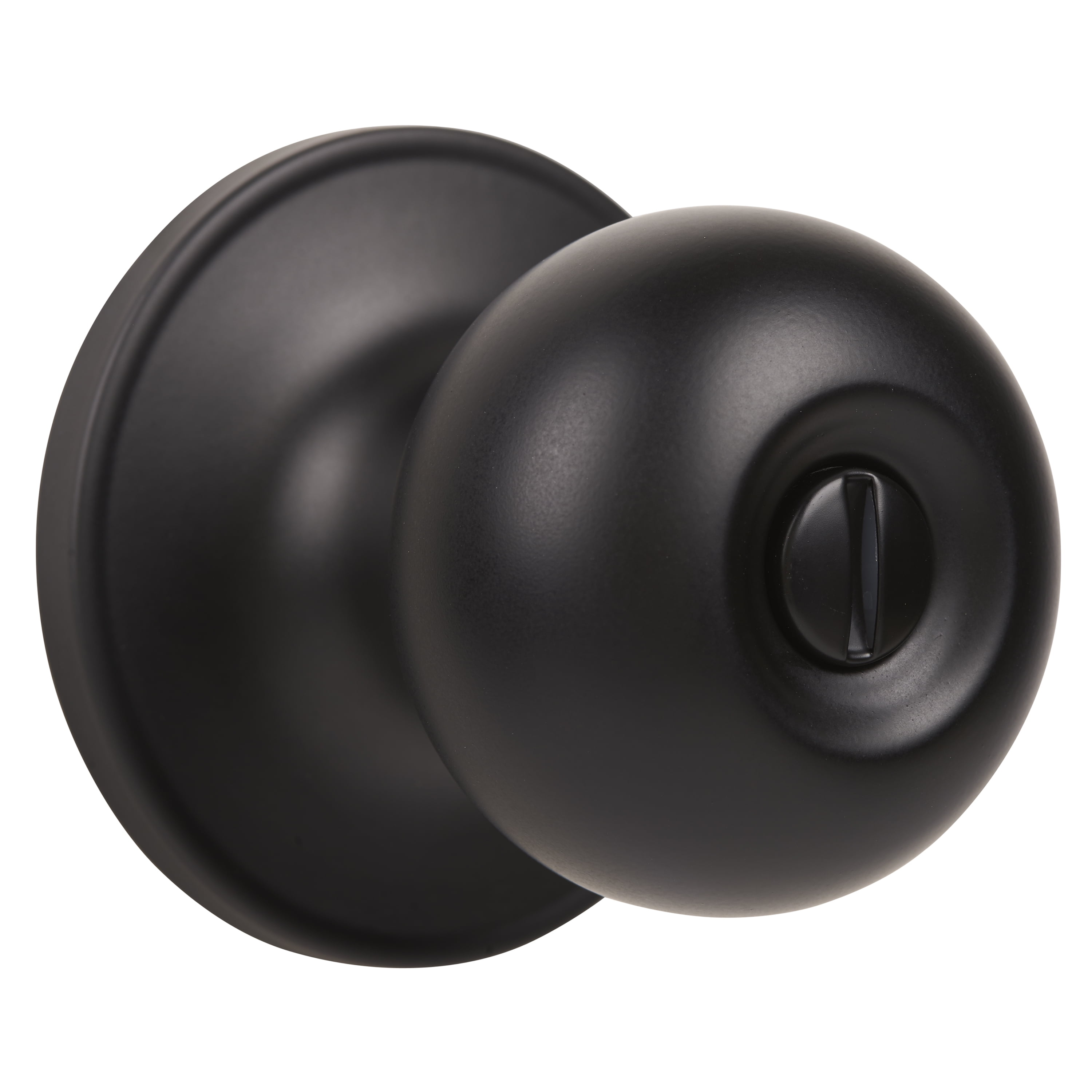 Brinks Interior Locking Privacy Classic Ball Style Doorknob, Matte