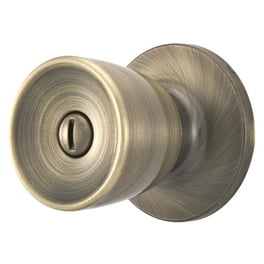 Kwikset Tylo Antique Brass Entry Knobs ANSI/BHMA Grade 3 1-3/4 in. Kwikset Tylo Antique Brass Entry Knobs ANSI/BHMA Grade 3 1-3/4 in.