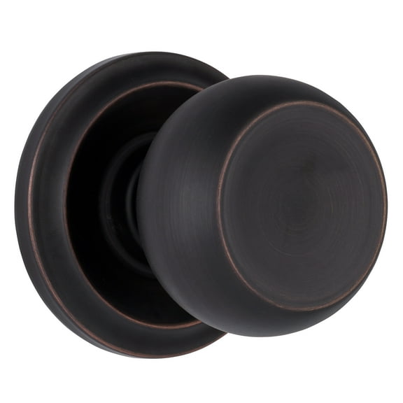 Brinks, Interior Non-Locking Doorknob, Stafford Style, Tuscan Bronze Finish