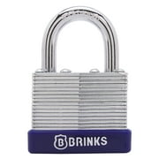 Brinks Laminated Steel 40mm Keyed Padlock with 7/8in Shackle