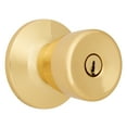 thumbnail image 1 of Brinks Mobile Home Keyed Entry Classic Bell Style Doorknob, Polished Brass Finish, 1 of 15