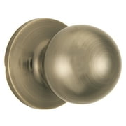 Brinks Passage Hall/Closet Classic Ball Style Doorknob, Antique Brass Finish