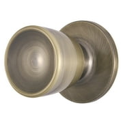 Brinks Passage Hall/Closet Classic Bell Style Doorknob, Antique Brass Finish