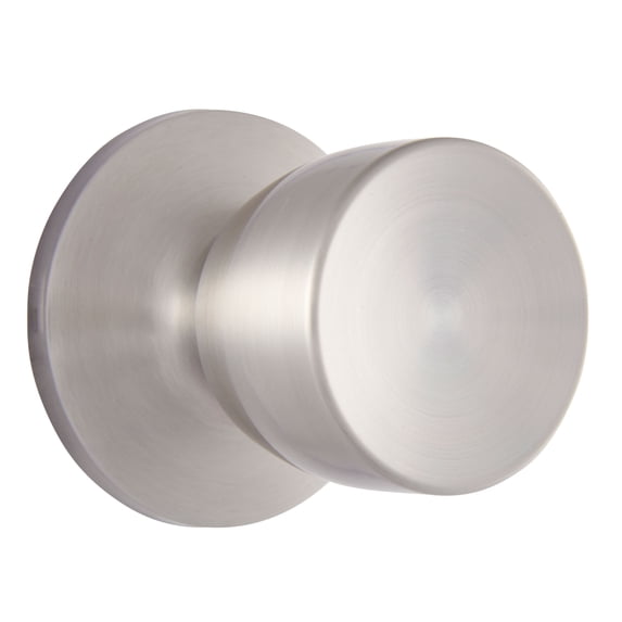 Brinks Passage Hall/Closet Classic Bell Style Doorknob, Satin Nickel Finish