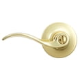 thumbnail image 1 of Brinks, Privacy, Bed/Bath, Wave Style Door Lever, Polished Brass Finish, 1 of 11