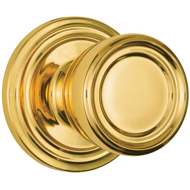 Brinks Push Pull Rotate Barrett Polished Brass Passage Knob ANSI Grade 2 KW1 1.75 in. Brinks Push Pull Rotate Barrett Polished Brass Passage Knob ANSI Grade 2 KW1 1.75 in.