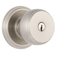 thumbnail image 1 of Brinks Push Pull Rotate Ganyon Keyed Entry Doorknob in Satin Nickel, 1 of 9