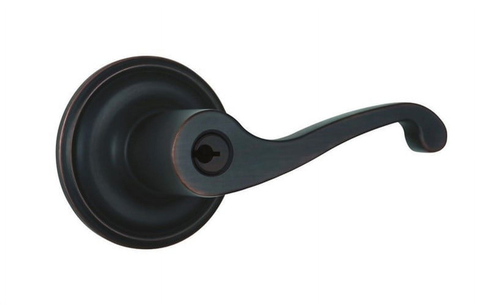 Brinks Push Pull Rotate Glenshaw Oil Rubbed Bronze Entry Lever KW1 1.75 ...
