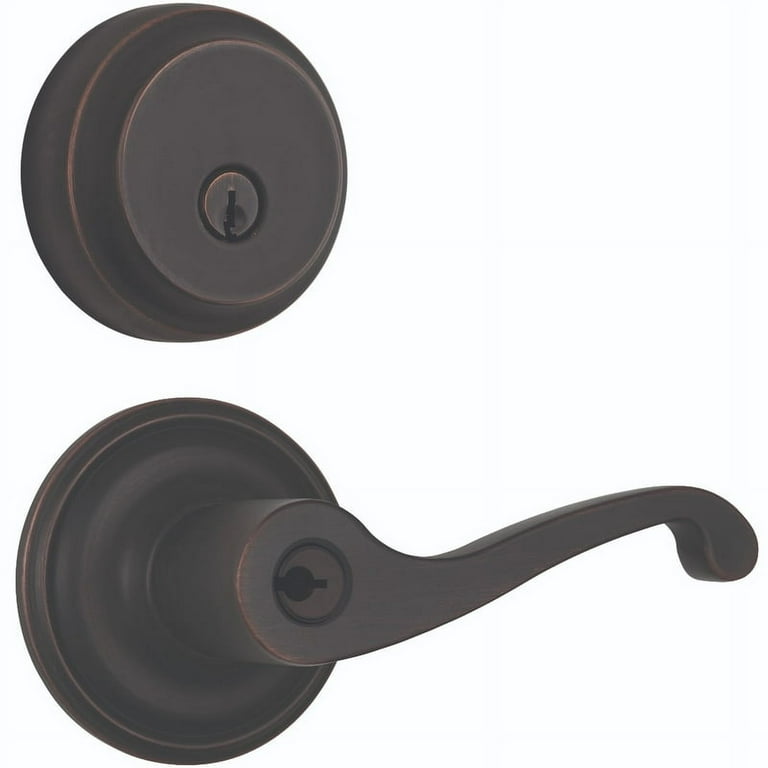 Brinks Push Pull Rotate Glenshaw Oil Rubbed Bronze Entry Lever and Deadbolt Set ANSI Grade 2 1.75 in Brinks Push Pull Rotate Glenshaw Oil Rubbed Bronze Entry Lever and Deadbolt Set ANSI Grade 2 1.75 in