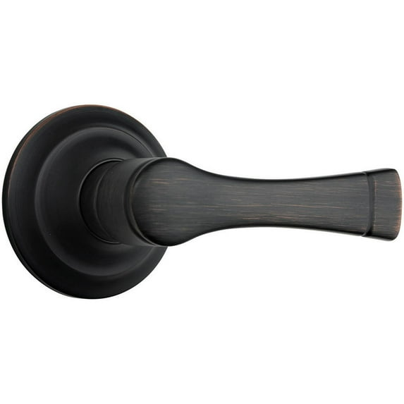 Brinks Push Pull Rotate Harper Interior Locking Door Lever in Tuscan Bronze