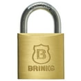 Brinks Solid Brass 30mm Keyed Padlock with 5/8in Shackle