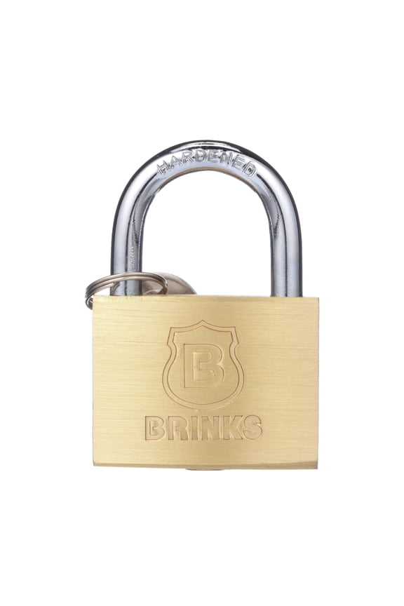 Solid Brass 50mm Keyed Padlock with 1in Shackle
