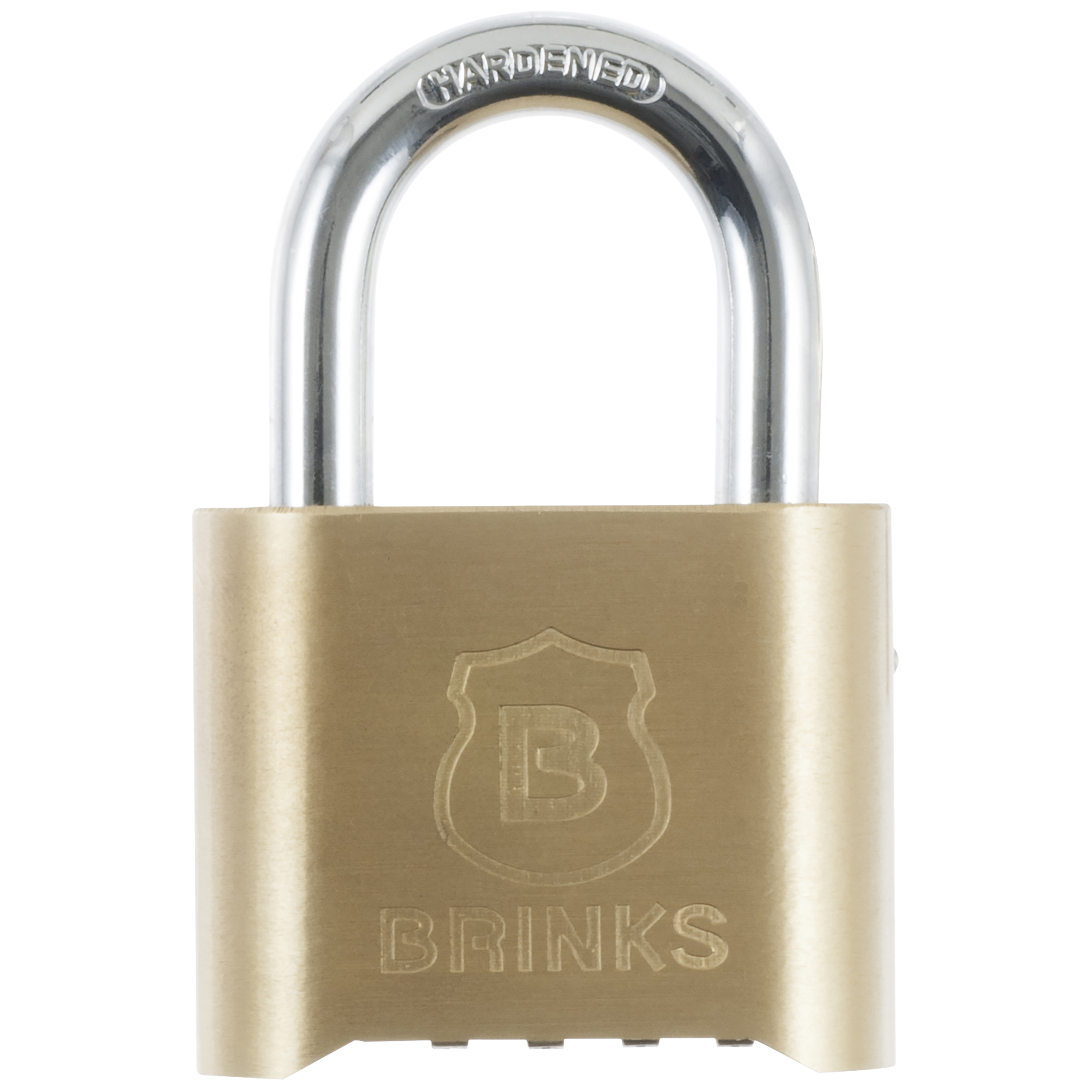Brinks Solid Brass 50mm Resettable Combination Padlock with 1in Shackle - image 1 of 7