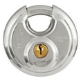 thumbnail interactive-video image 1 of Brinks Stainless Steel 60mm Keyed Discus Padlock with 5/8in Shackle, 1 of 10