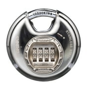 Brinks Stainless Steel 80mm Discuss Combination Padlock with 1/2in Shackle