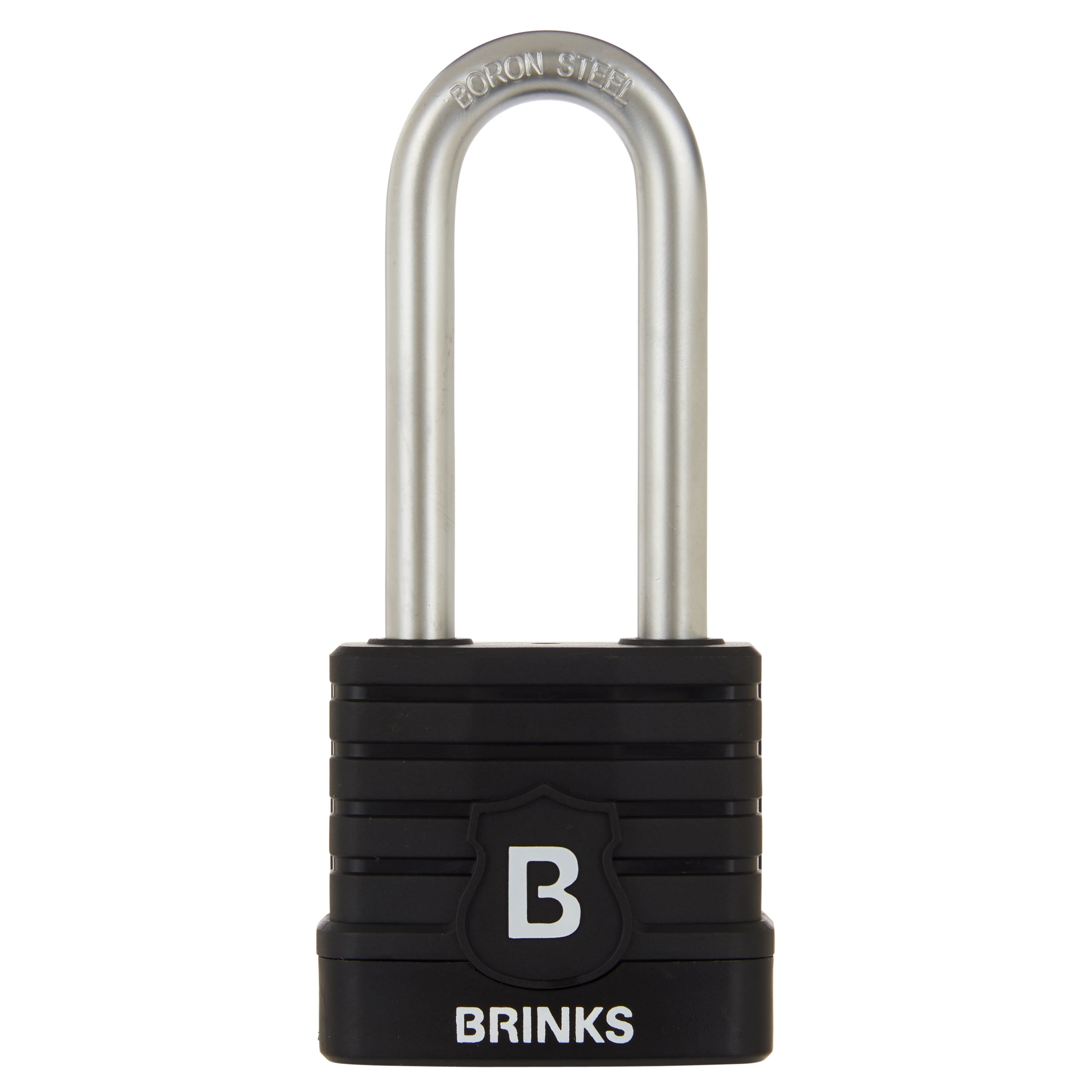 Brinks Weather Resistant Laminated Steel Keyed Padlock 44mm Body with 23/8 inch Shackle