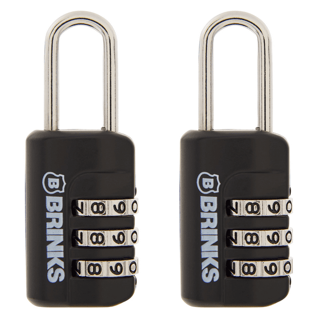 Brinks Zinc Diecast 22mm Combination Sport Padlock with 13/16in Shackle