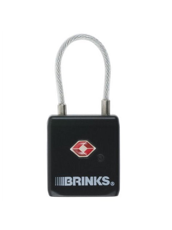 , Zinc Diecast 28mm TSA Travel Keyed Padlock with Flexible Shackle
