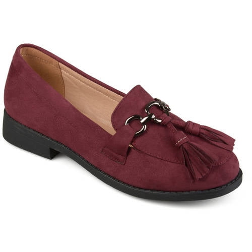 Faux suede shop tassel loafer