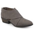 thumbnail image 1 of Brinley Co. Women's Cross Over Faux Suede Booties, 1 of 7