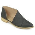 thumbnail image 1 of Brinley Co. Women's Faux Leather Almond Toe D'orsay Flats, 1 of 9