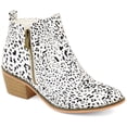 thumbnail image 1 of Brinley Co. Women's Faux Leather Stacked Heel Side Zip Booties, 1 of 8
