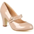 thumbnail image 1 of Brinley Co. Women's Medium and Wide Width Mary Jane Patent Leather Pumps, 1 of 7