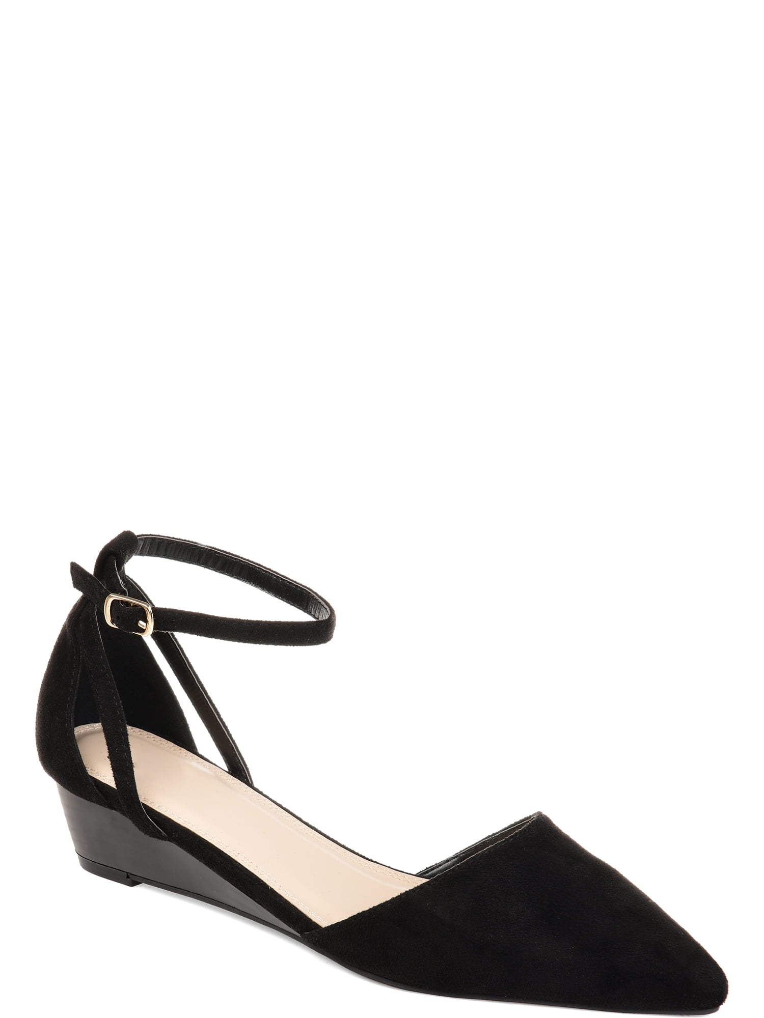 pointed toe wedges with ankle strap