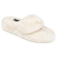 thumbnail image 1 of Brinley Co. Women's Soft Faux Fur Slip On Slippers, 1 of 7