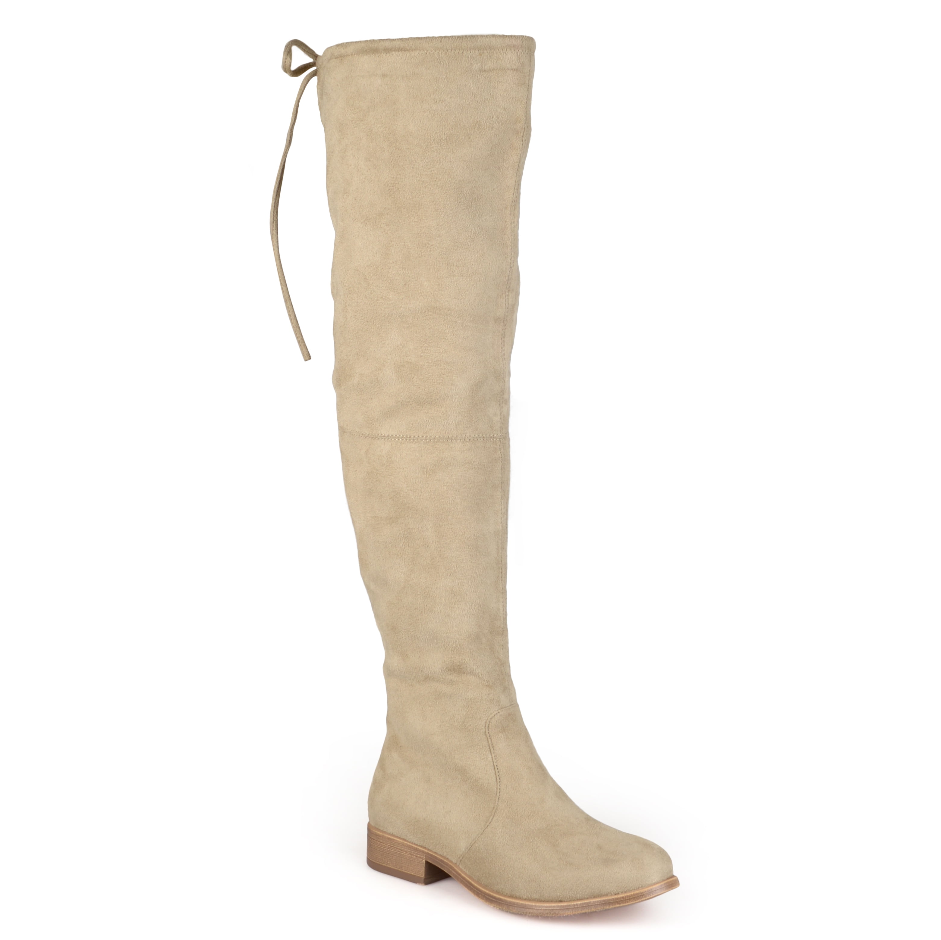 Brinley Co. Women's Wide Calf Faux Suede Over-the-knee Boots - Walmart.com