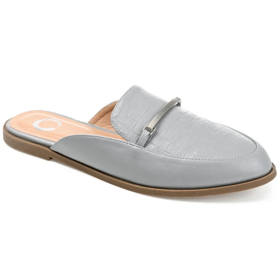 Brinley Co. Womens Almond Toe Slip On Mule