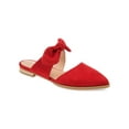 thumbnail image 1 of Brinley Co. Womens Bow Accent Slip-on Flat, 1 of 3