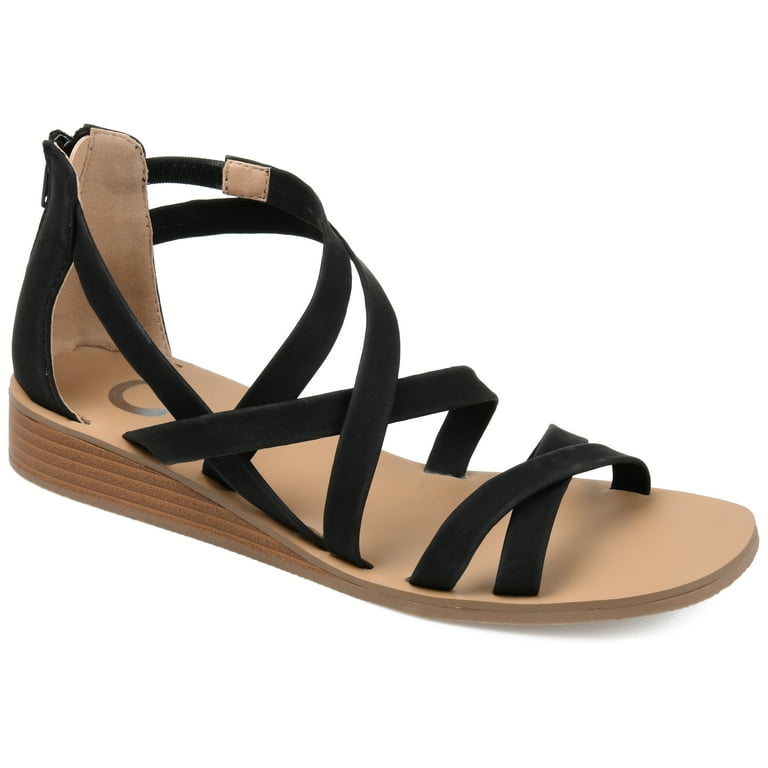 Brinley Womens Caged Wedge Sandals