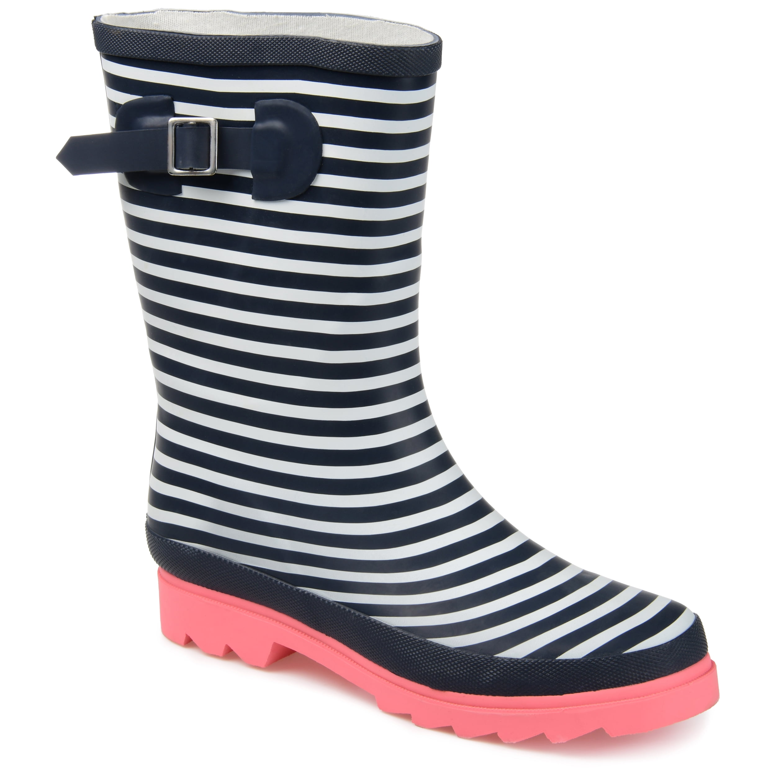 Brinley Co. Womens Classic Rubber Rain Boot