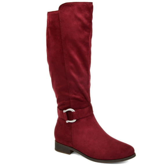 Brinley Co. Womens Comfort Extra Wide Calf Classic Riding Boot