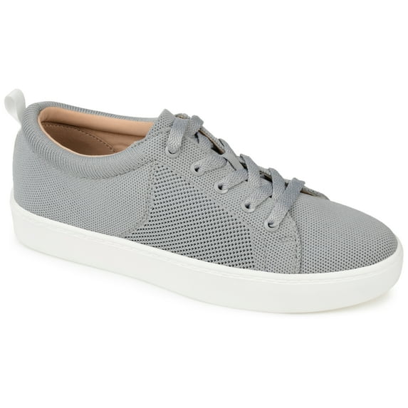 Brinley Co. Womens Comfort Foam™ Lace-Up Knit Sneakers