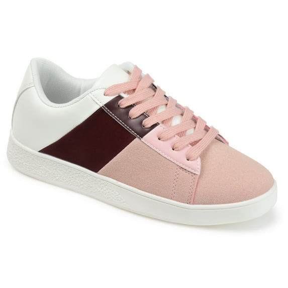 Brinley Co. Womens Comfort Foam™ Lace-Up Sneaker