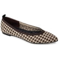 thumbnail image 1 of Brinley Co. Womens Comfort Foam™ Multi Pattern Knit Flat, 1 of 6